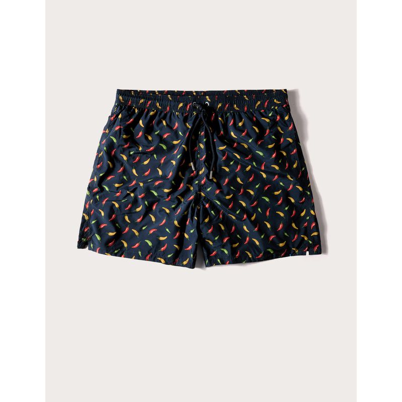 Men's swim boxer with chili peppers Funny I