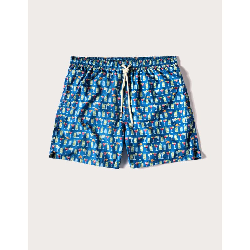 Boxer de bain homme avec des cocktails Funny I