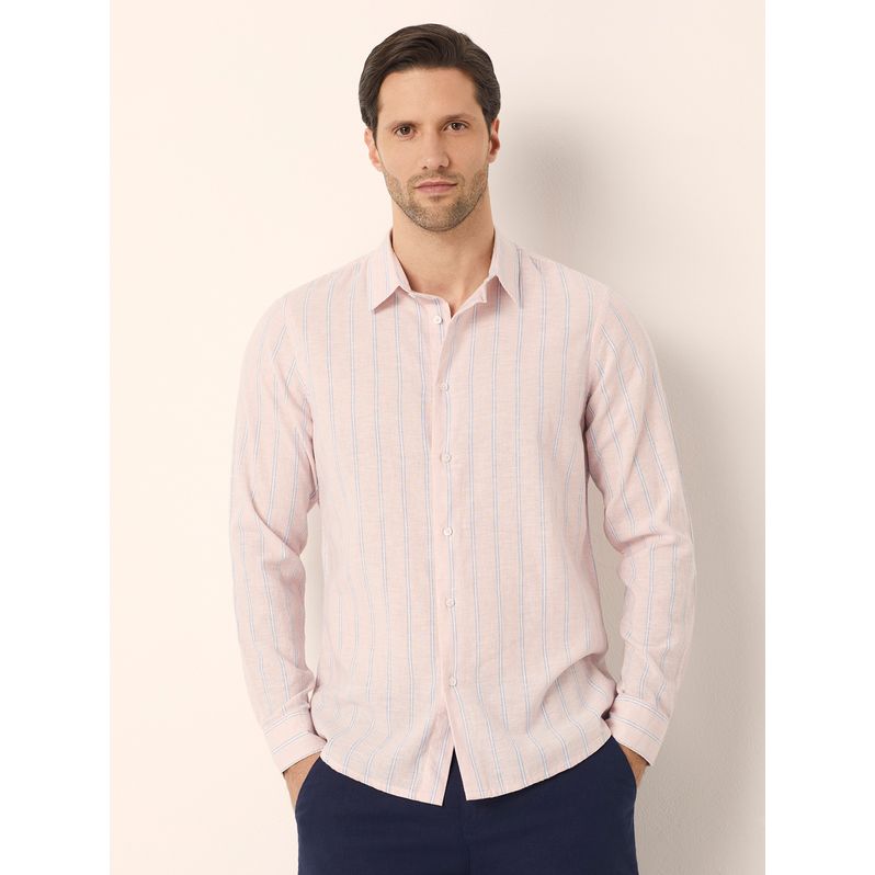 Camicia da uomo con colletto classico Cotton Linen