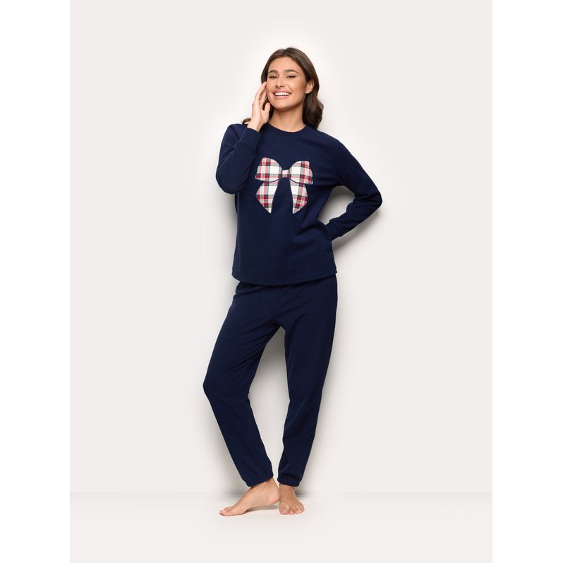 Women’s long fleece pyjamas Winter Poodle