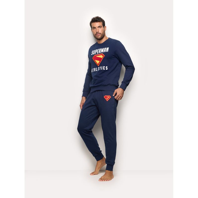 Men’s long cotton Superman® pyjamas