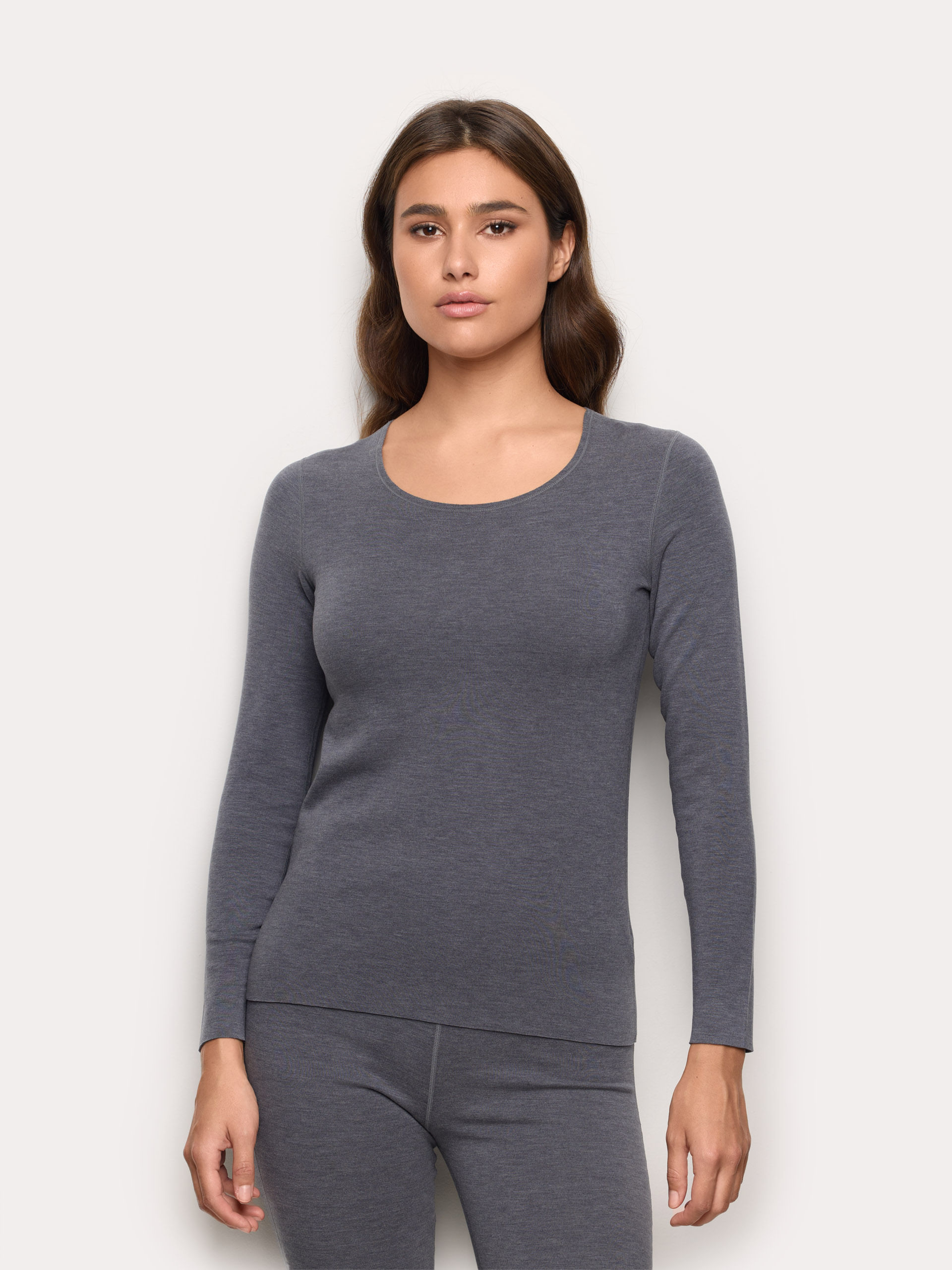 Maglia da donna a maniche lunghe per pilates, yoga