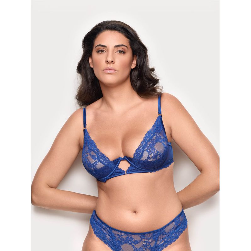 Carioca sfoderato con ferretto in pizzo Gemma