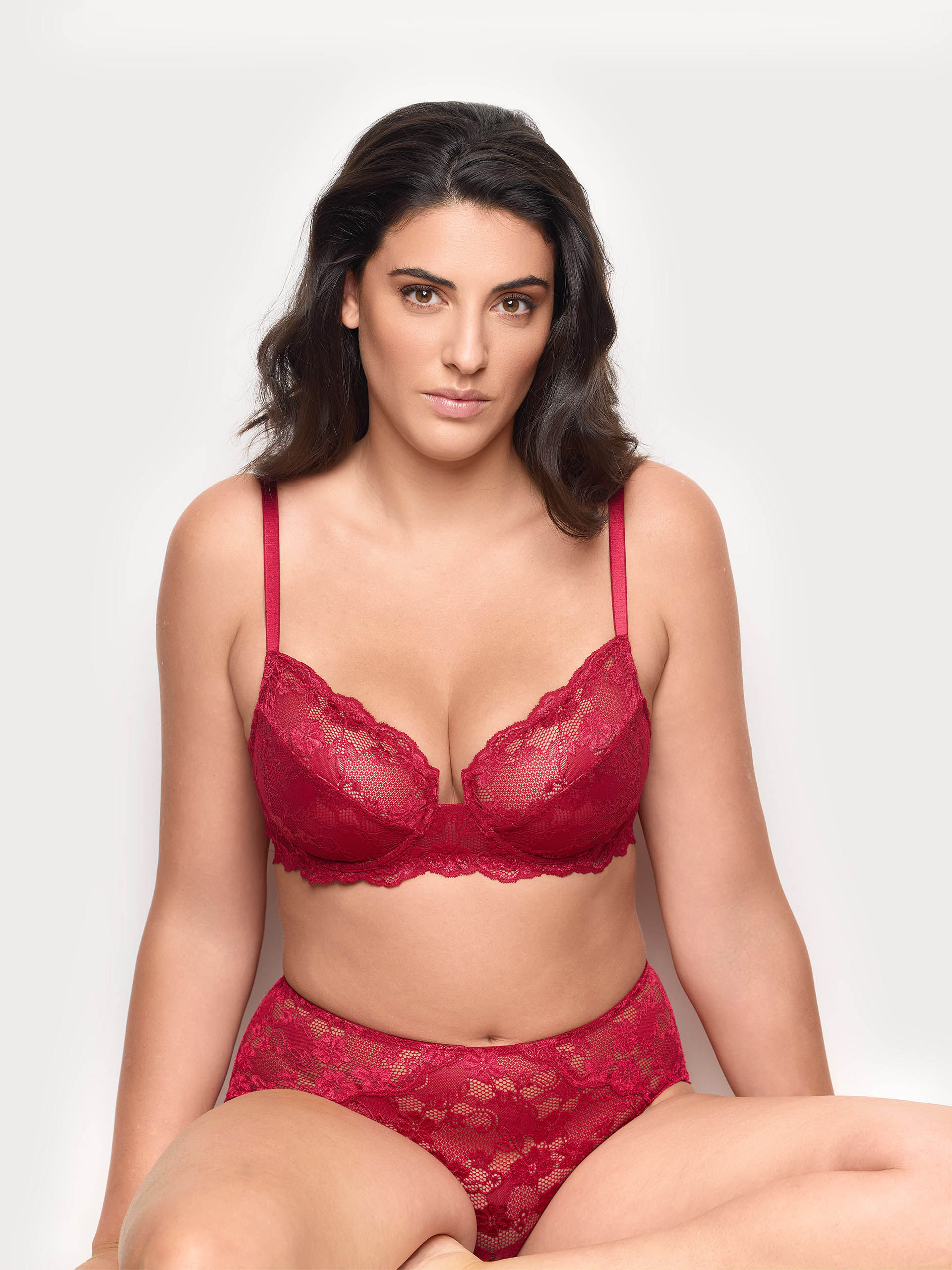 Reggiseno Balconcino Donna Marks &amp; Spencer, Bianco, Taglia 40DD, Imbottito Con Ferretto