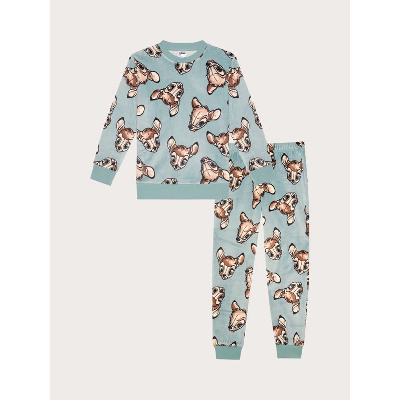 Mädchen-Langschlafanzug aus Chenille Disney® Bambi