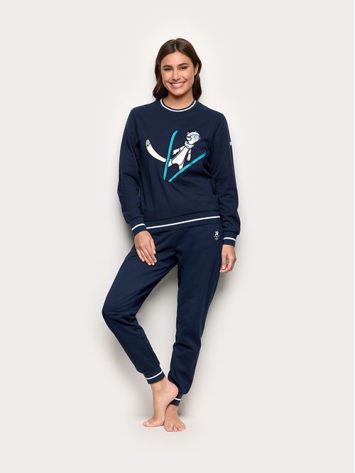 Milano Cortina 2026® long cotton pyjamas