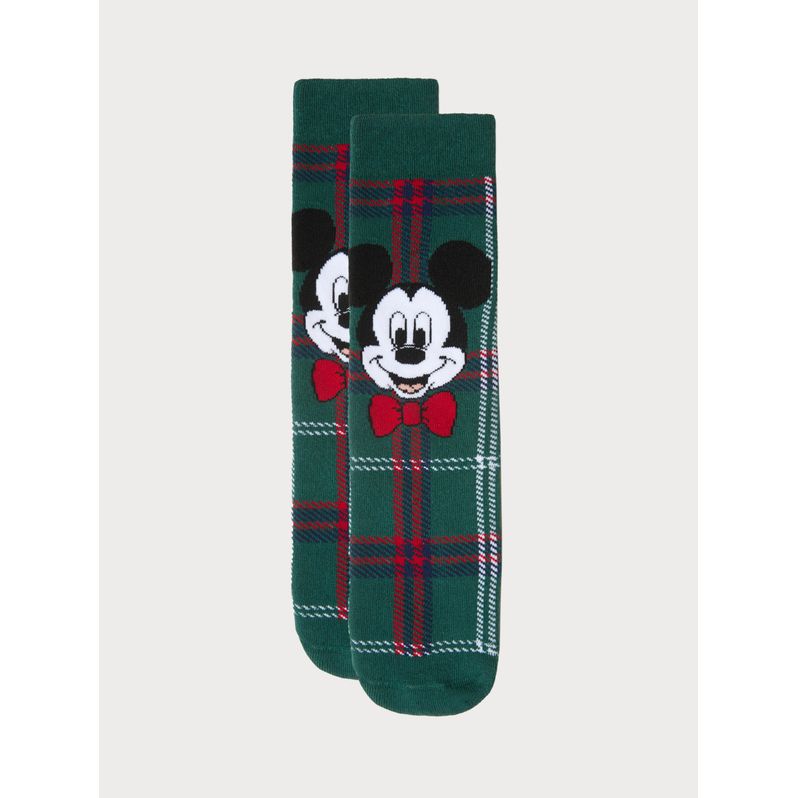 Disney Holiday Cheers Family® Tartan rutschfeste Socken für Kinder