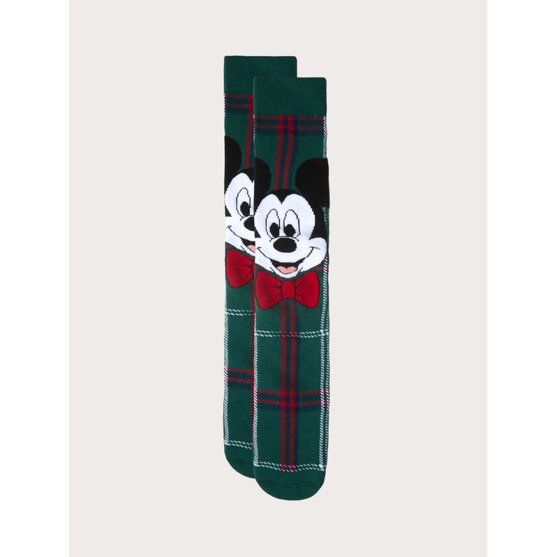 Disney Holiday Cheers Family® Unisex Tartan Non-Slip Socks