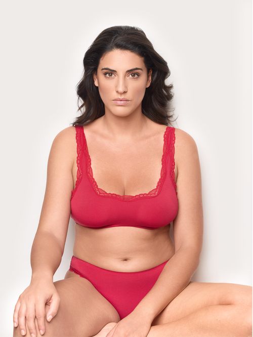 TENCEL® Modal flexible underwired unlined bralette with silk
