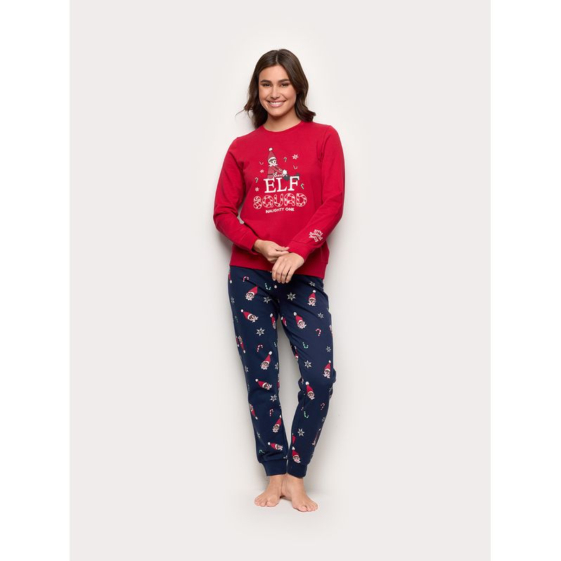 Elf Squad Family Cotton Long Pyjamas