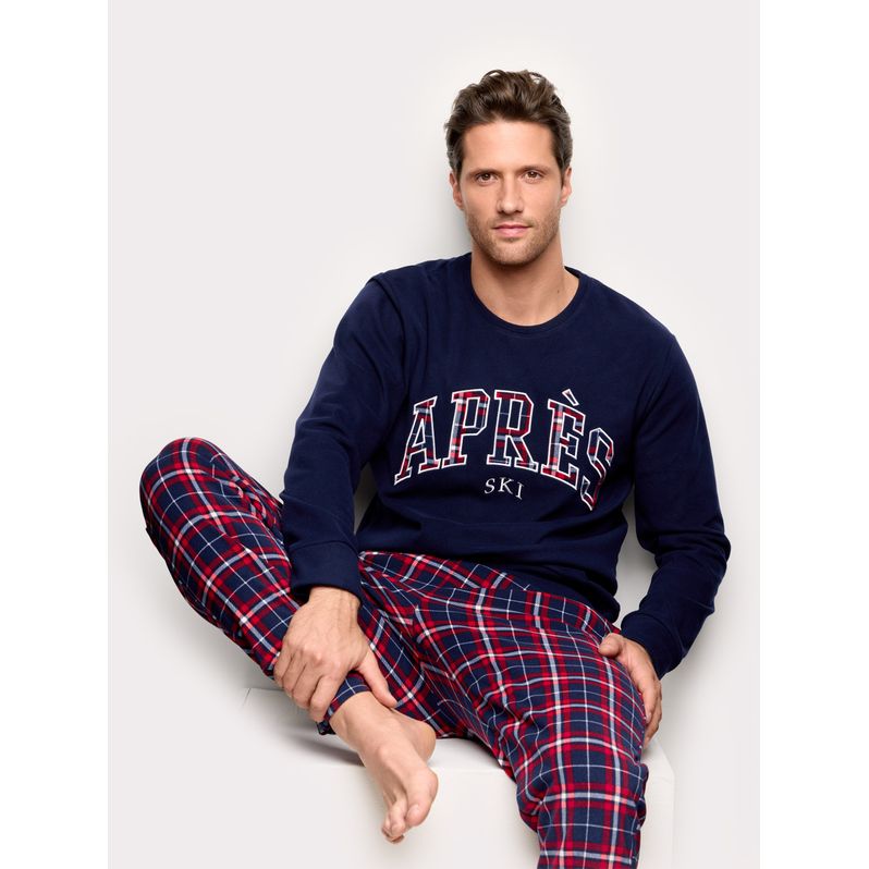 Apres Ski long fleece pyjamas