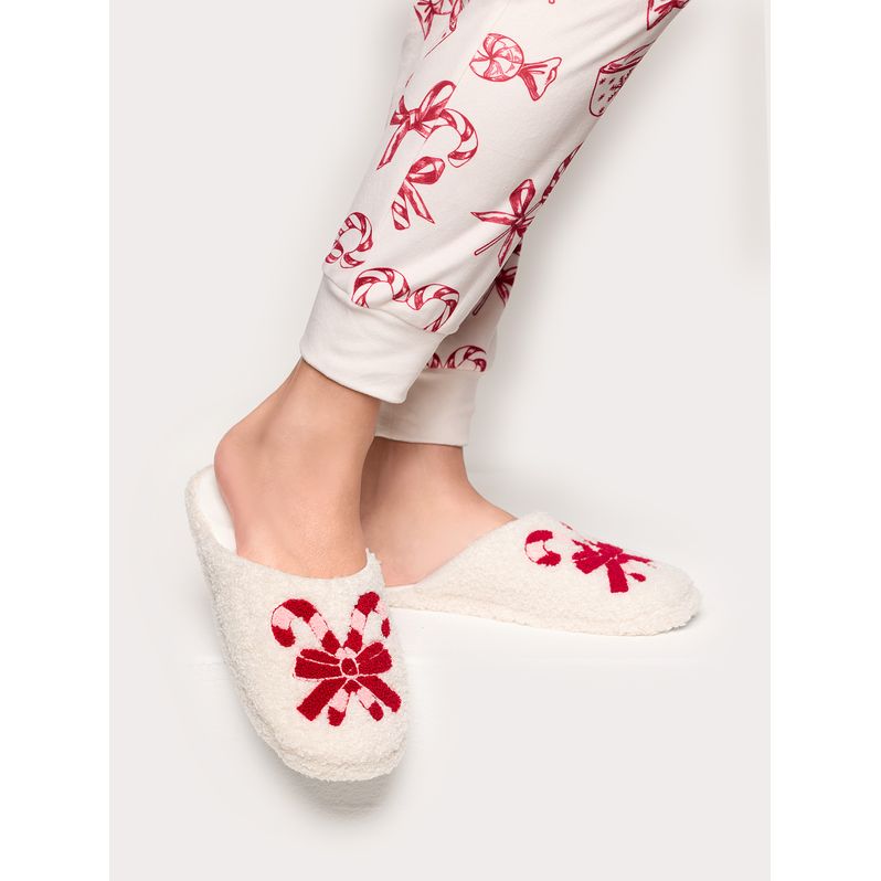 Candy Cane Club Pelzschuhe