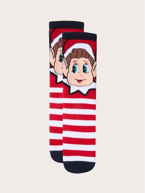 Children's non-slip cotton socks Elf Squad Family