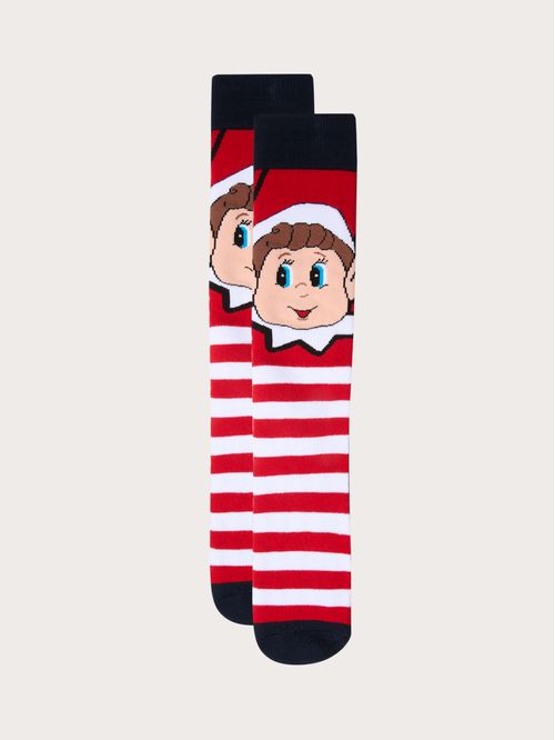 Unisex non-slip cotton socks Elf Squad Family