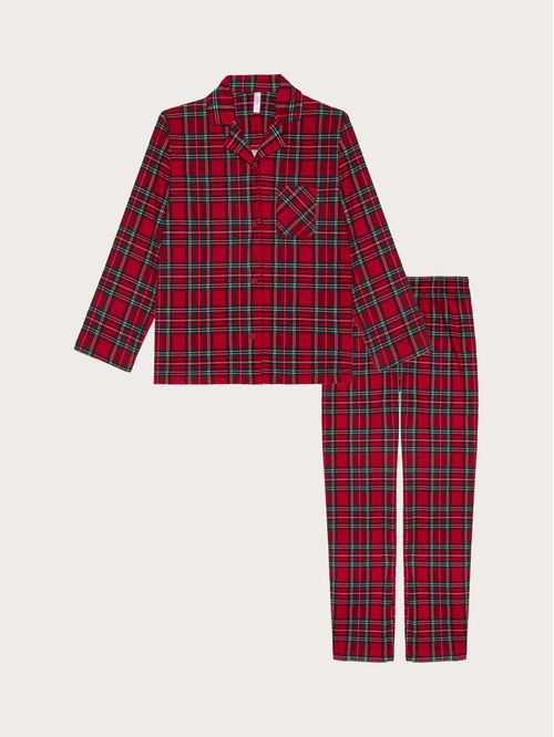Pigiama lungo bambini Tartan Family