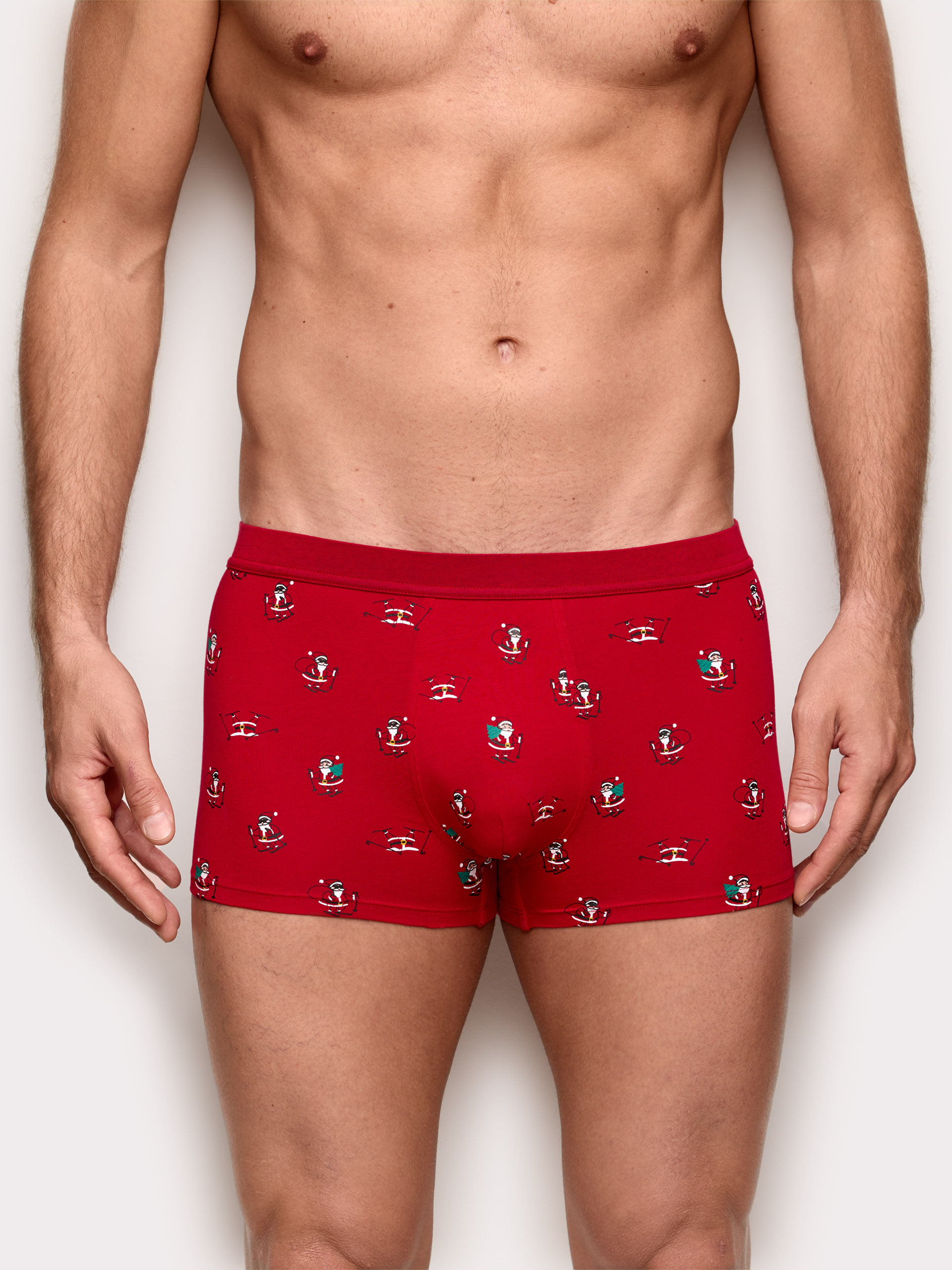 IMPETUS Boxer Uomo Journey Losange Stampato | Rosso, Taglia XXL | Morbido In Cotone E Modale (47% Cotone, 47% Modale, 6% Elastan) - 3