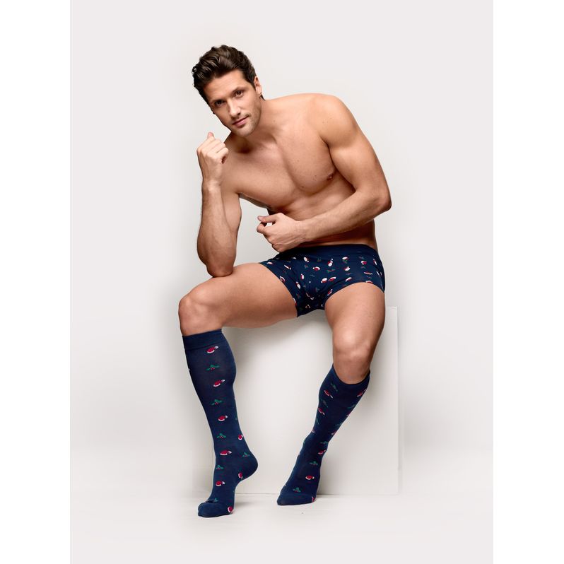 Hallo, Weihnachtsboxer- und Langsocken-Set