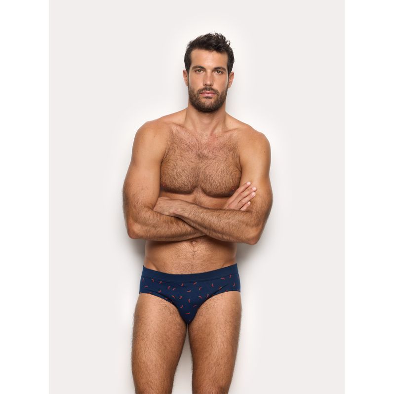 Calzoncillos azules con guindillas Hello Xmas