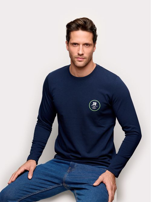 Milano Cortina 2026® cotton long sleeve sweater