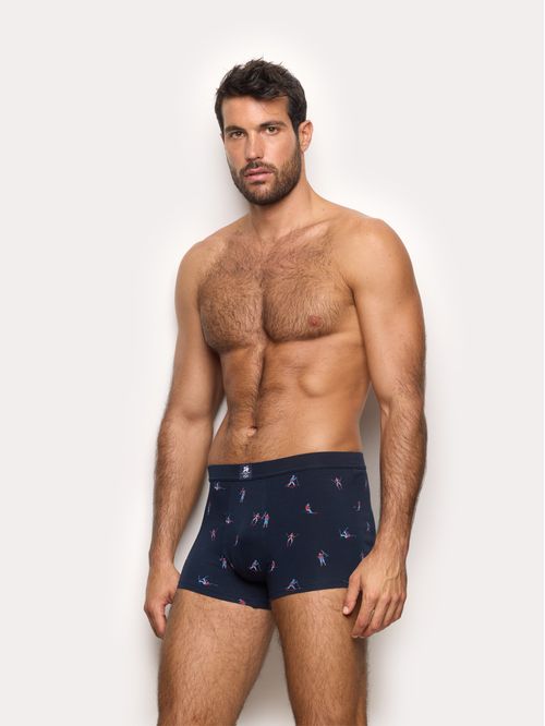 Men's cotton boxer shorts Milano Cortina 2026®