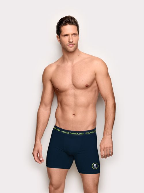 Herren-Boxershorts aus Baumwolle Milano Cortina 2026®