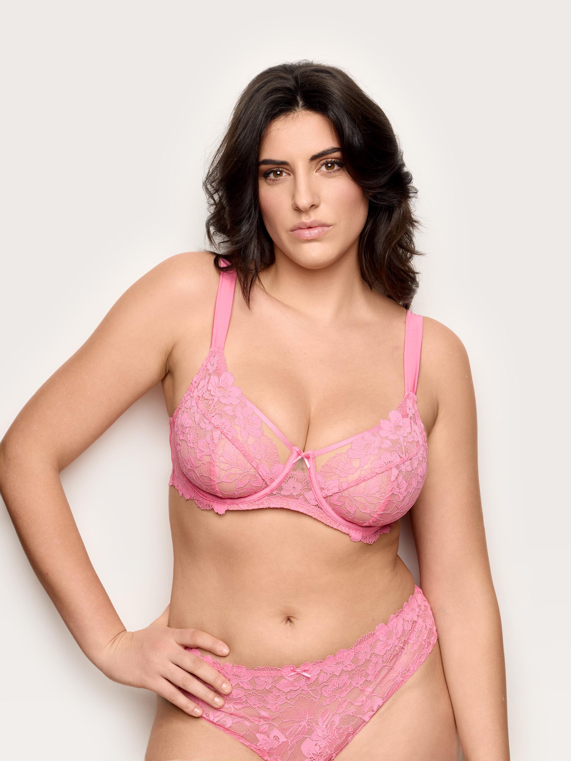 Reggiseno Imbottito Naked North Camouflage Rosa – Ferretto, Copertura Totale