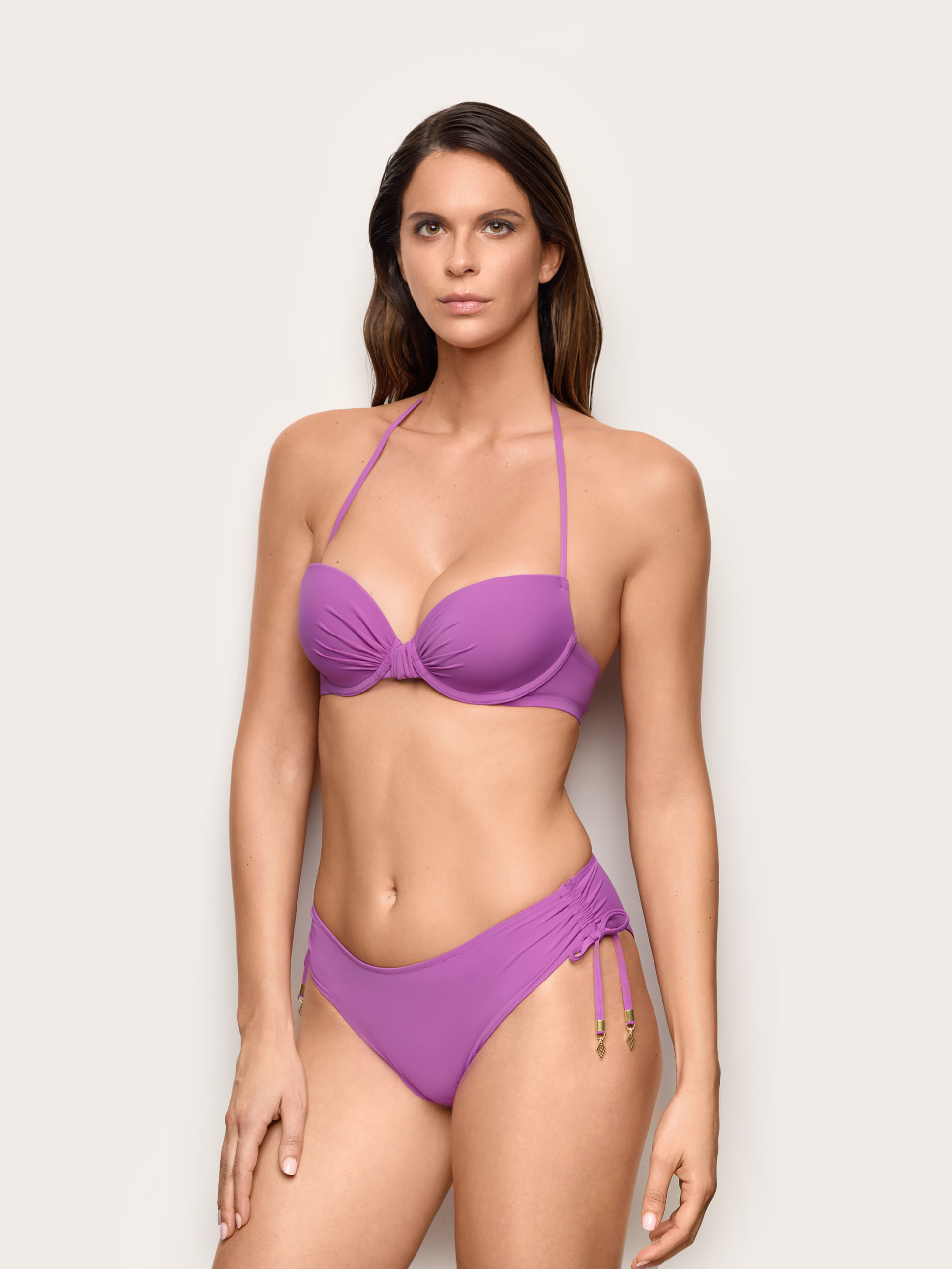 Halcurt Slip Bikini Donna Vita Media – Costume Intero Foderato, Taglio Sfacciato, Colori Vari - 5